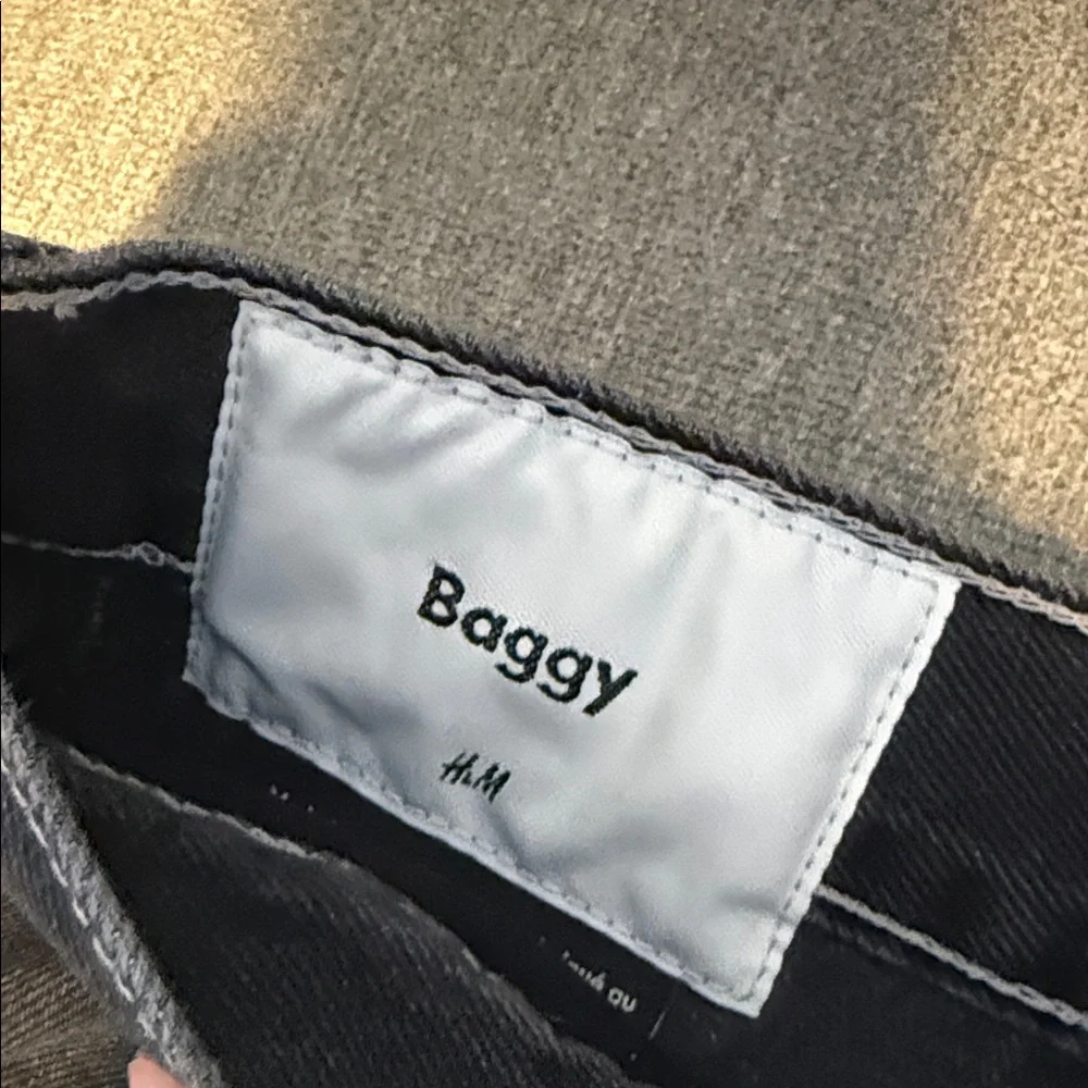 H&M Men's Black Cargo/Jean Pants